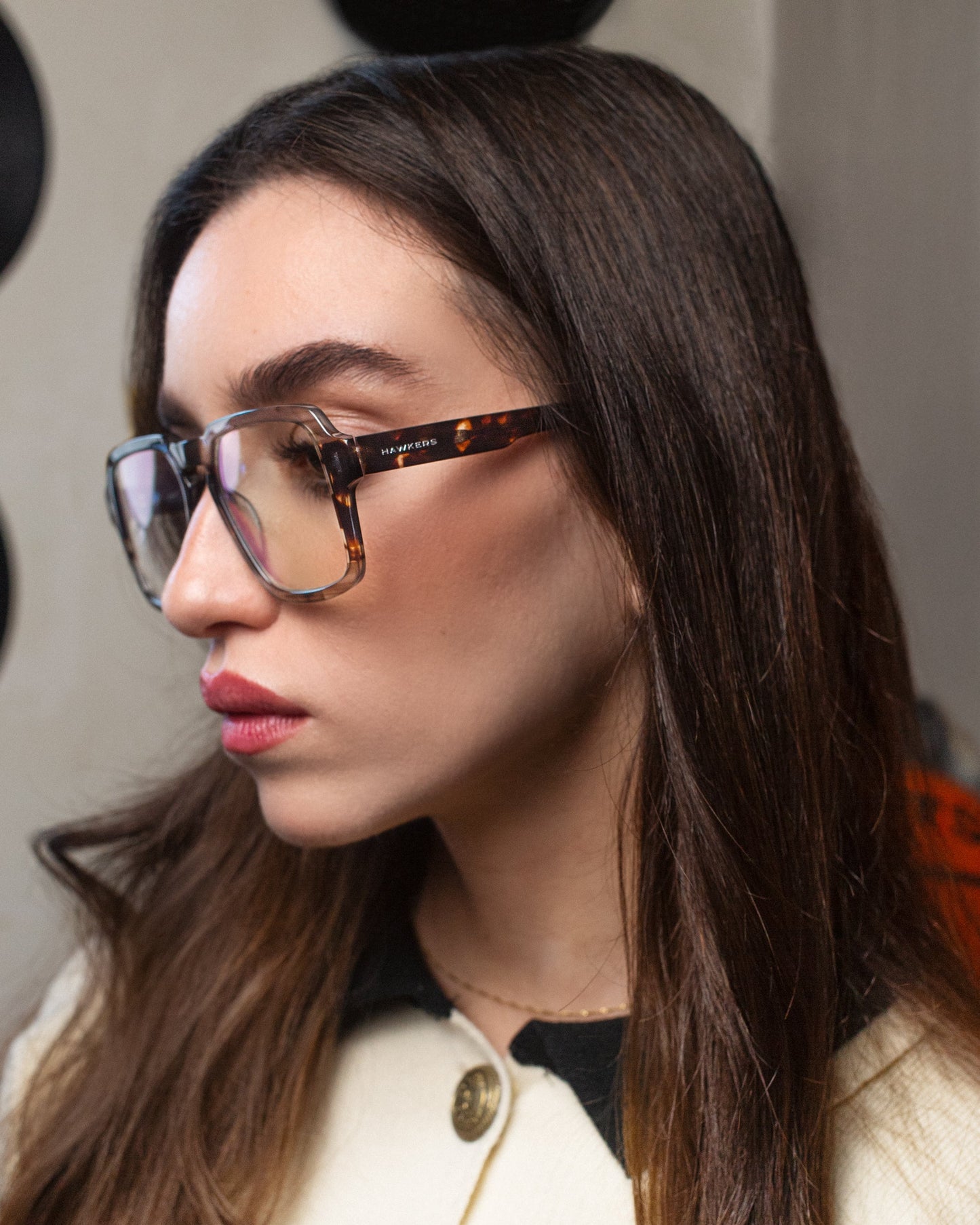 Hawkers x Paula Echevarría LASH Blue Blocks, Gris Carey - Nwadri