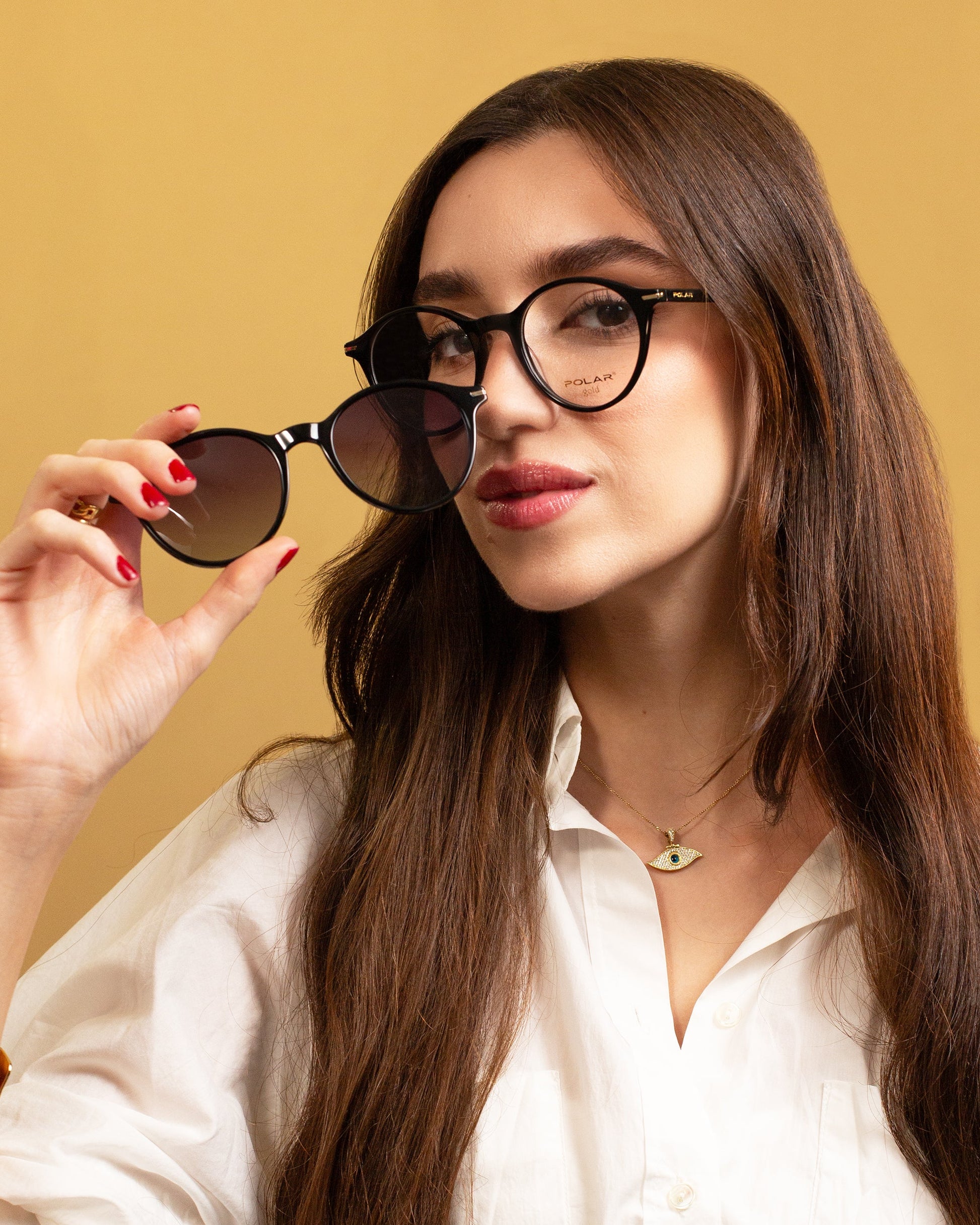 Polar Gold 7020 Clip One – Noir / Violet Foncé - Nwadri