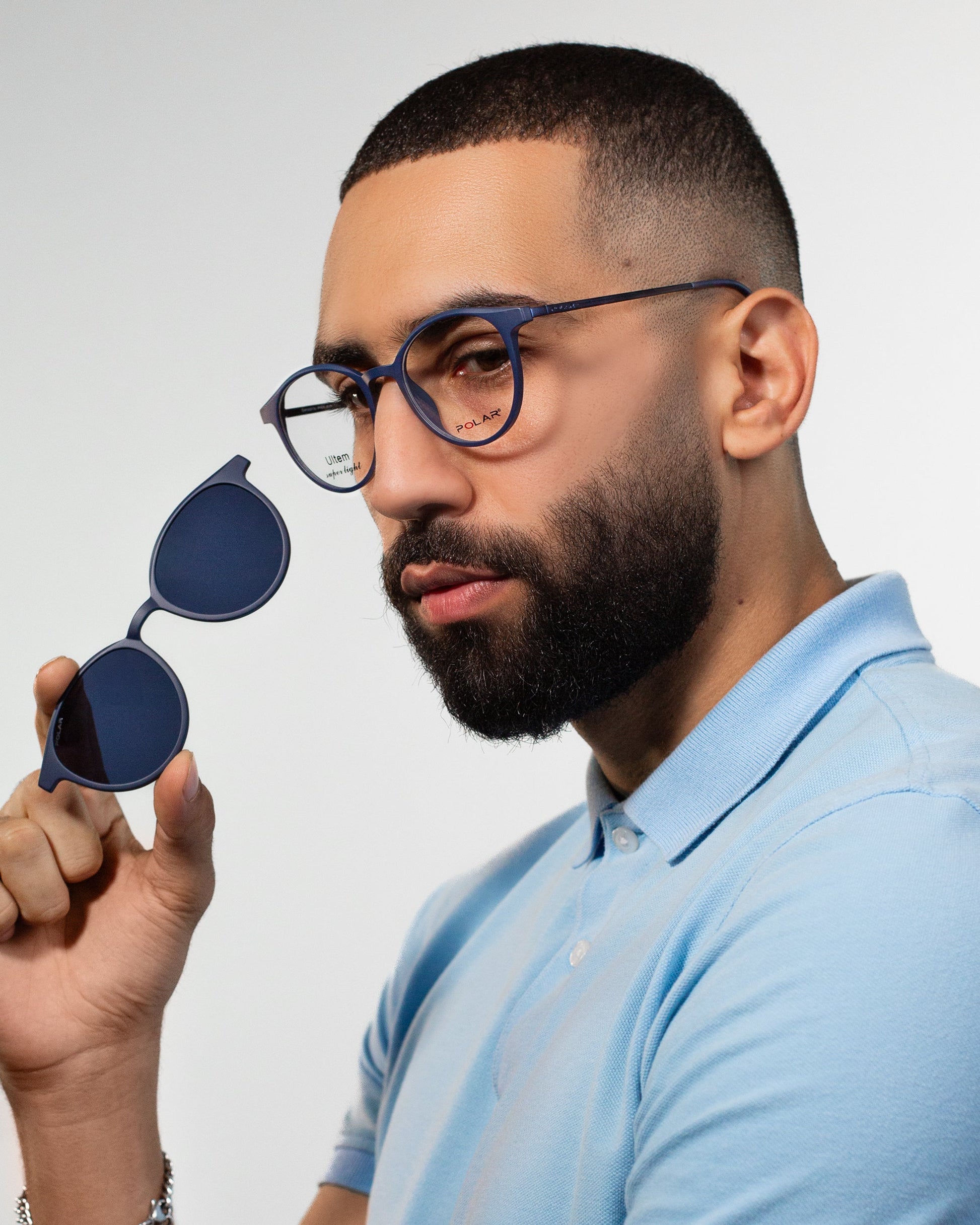 Polar 481 Clip One Argent Bleu - Nwadri
