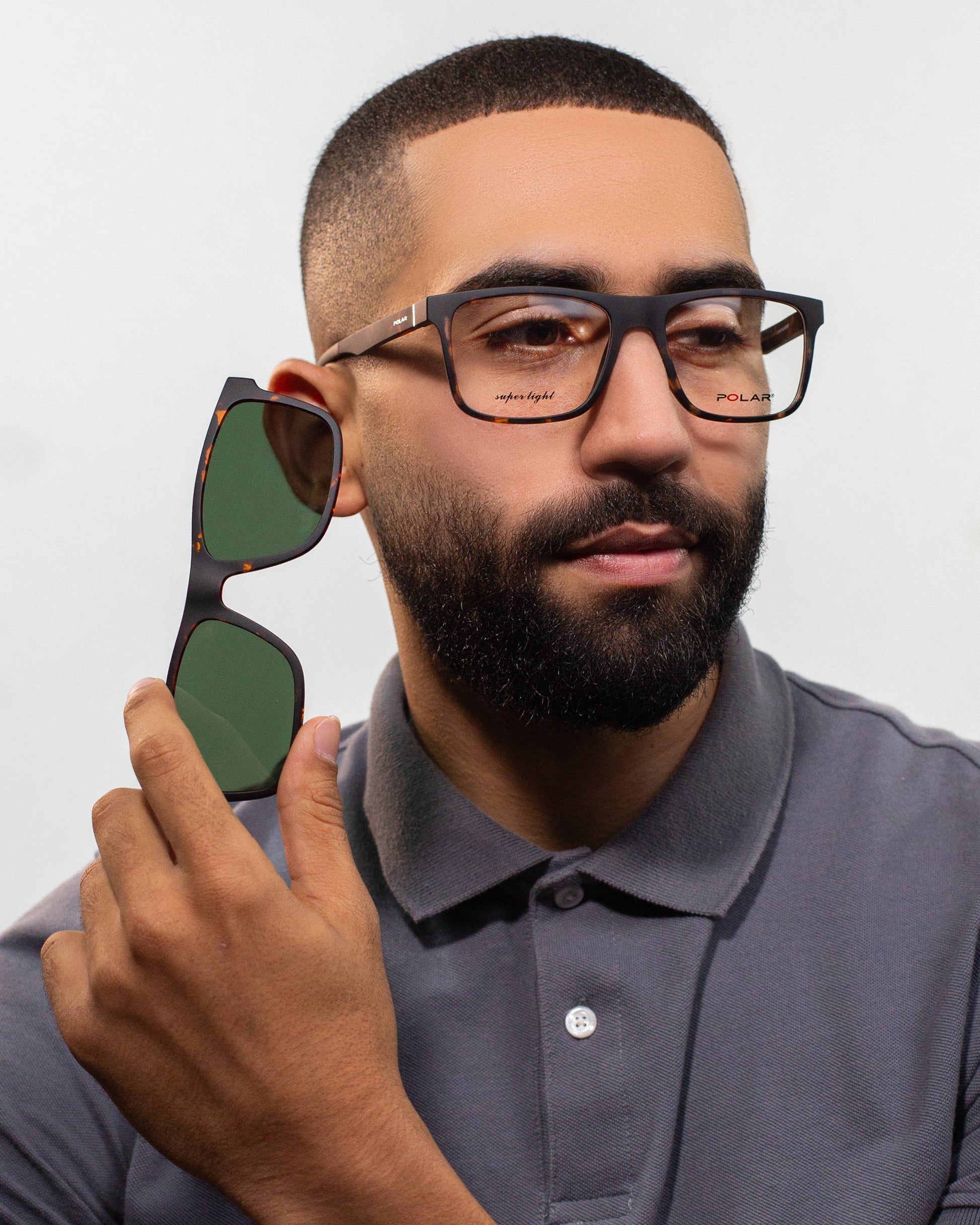 Polar 495 Clip One – Havana Vert - Nwadri