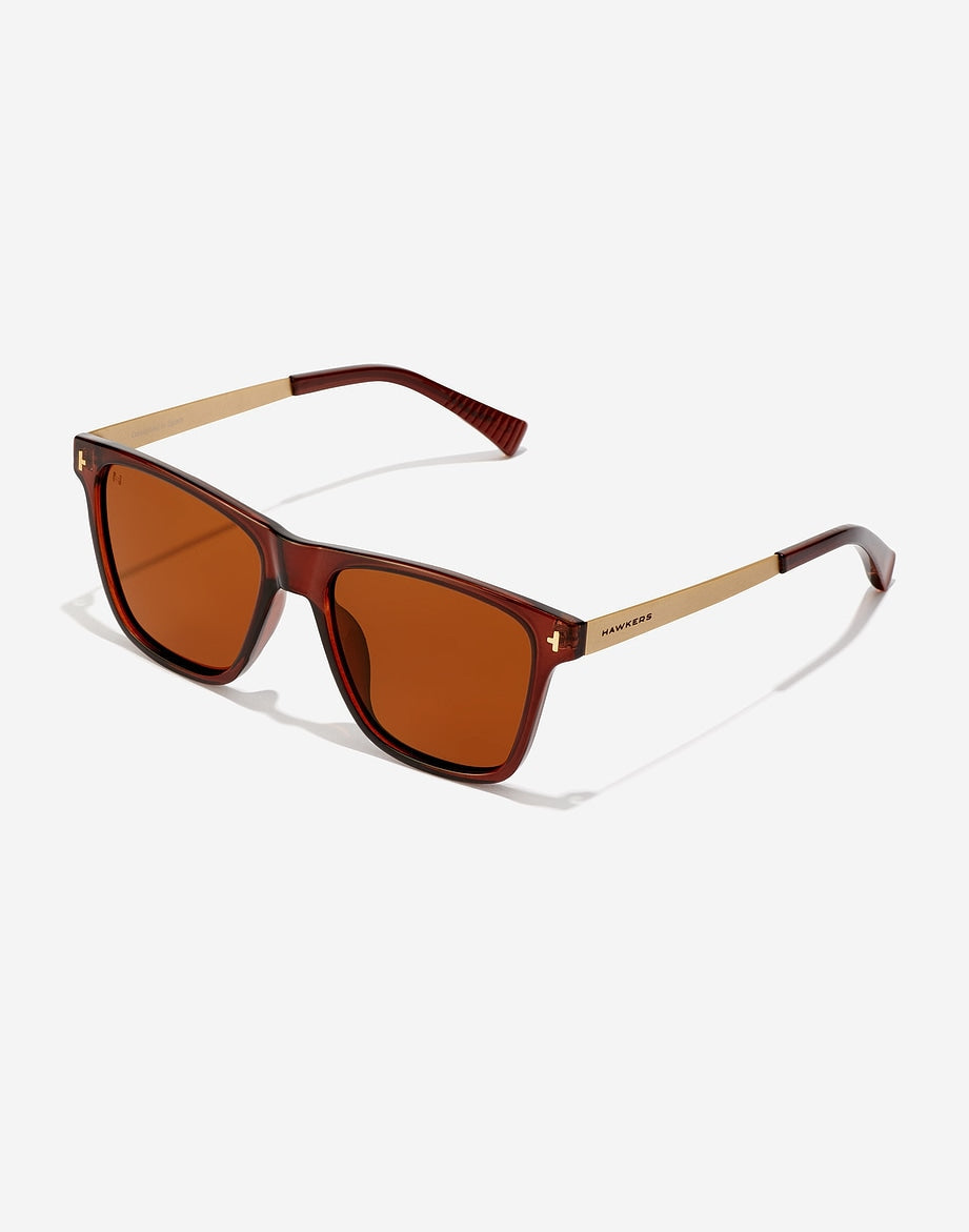 Hawkers One LS Metal Marron Polarisé - Nwadri