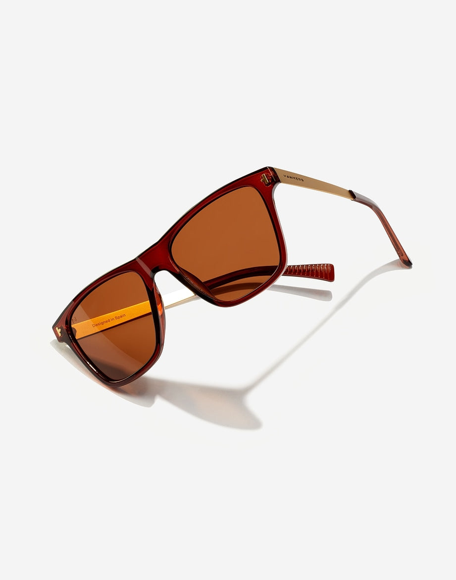 Hawkers One LS Metal Marron Polarisé - Nwadri