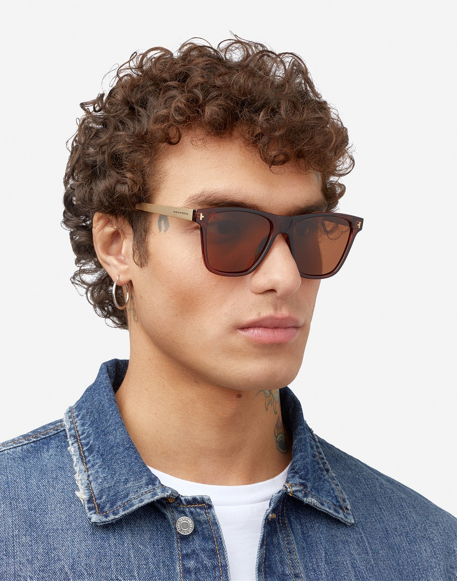 Hawkers One LS Metal Marron Polarisé - Nwadri