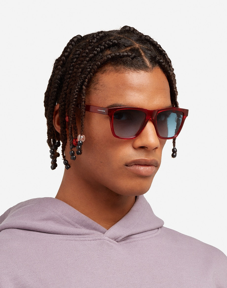 CRYSTAL RED - BLUE GRADIENT ONE LS - Nwadri
