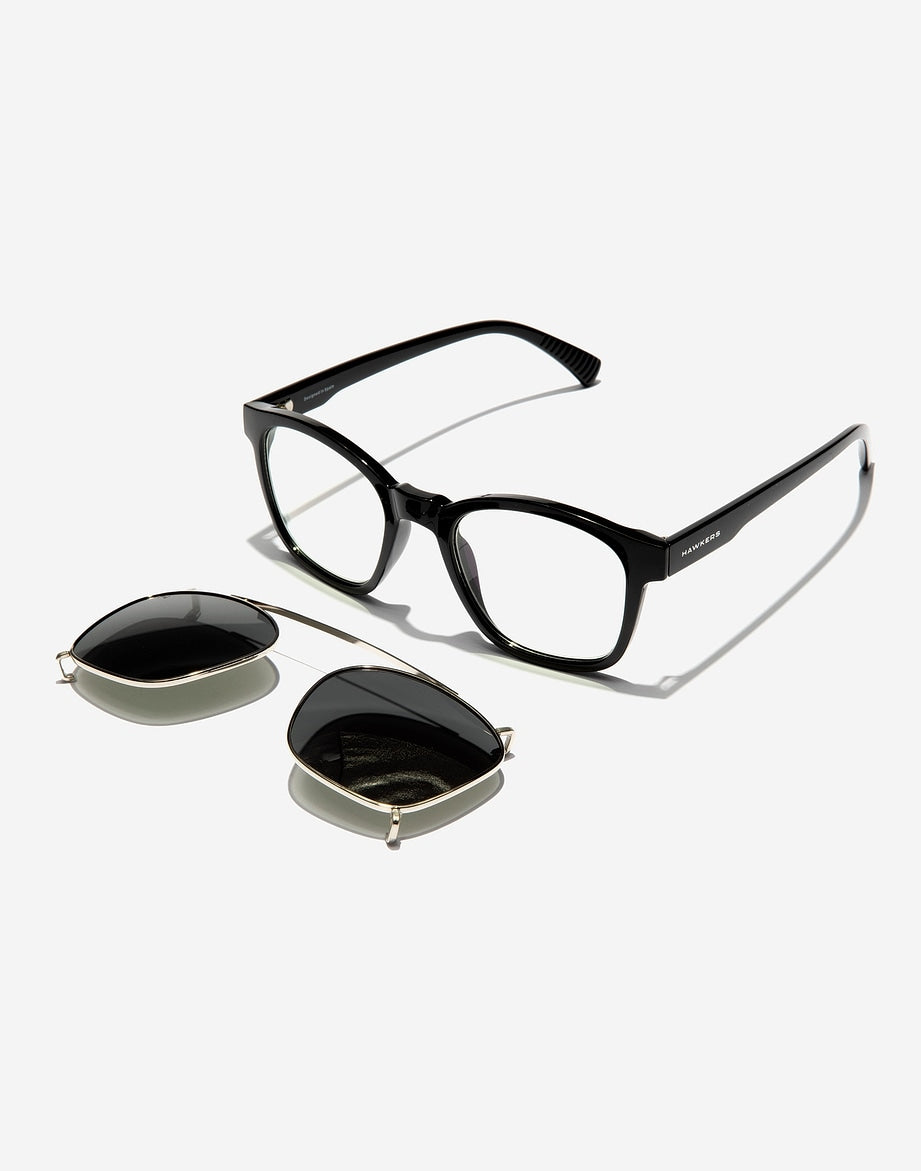 Hawkers- Dot /Noir polarisé clip on Blue Blocks - Nwadri