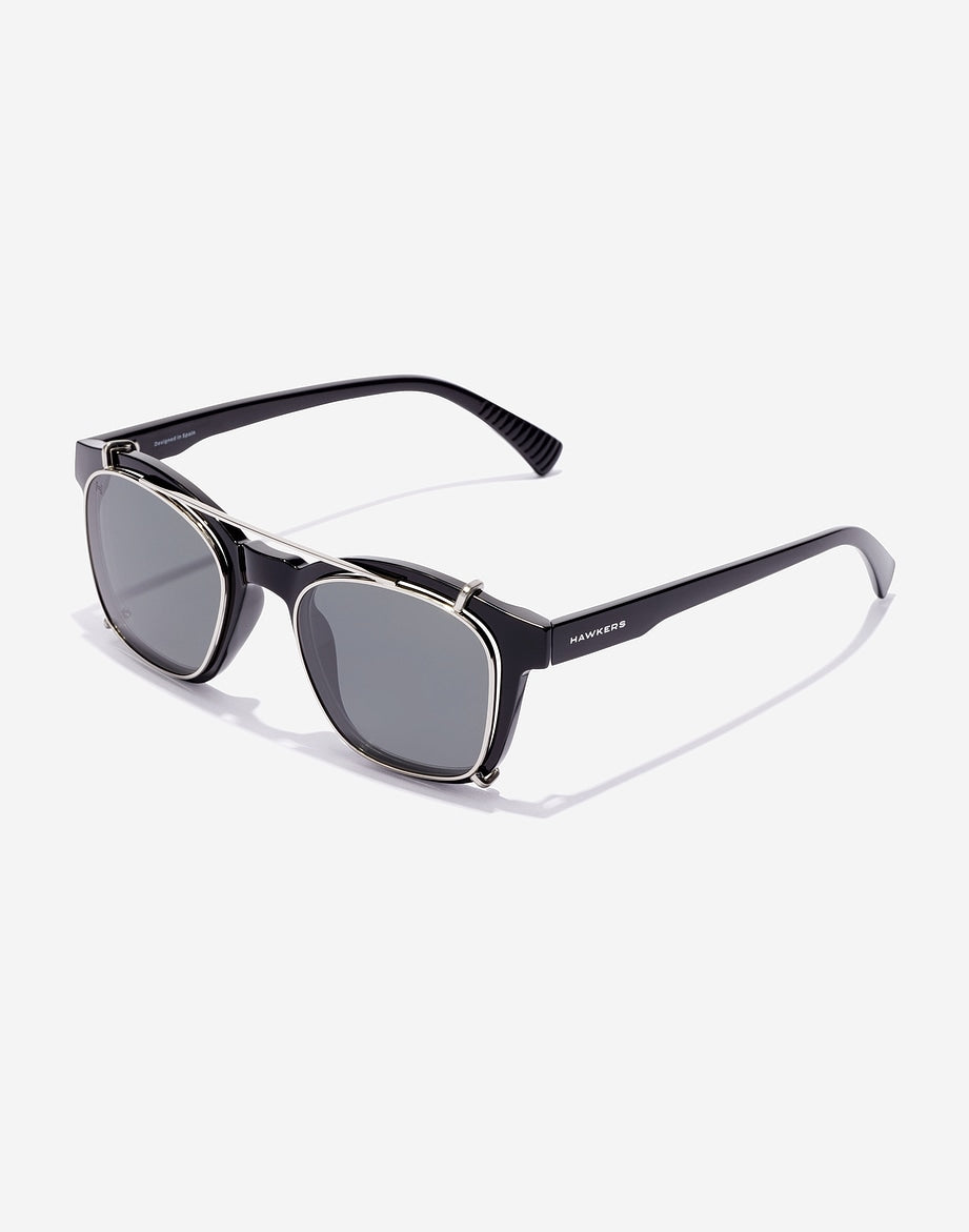 Hawkers- Dot /Noir polarisé clip on Blue Blocks - Nwadri