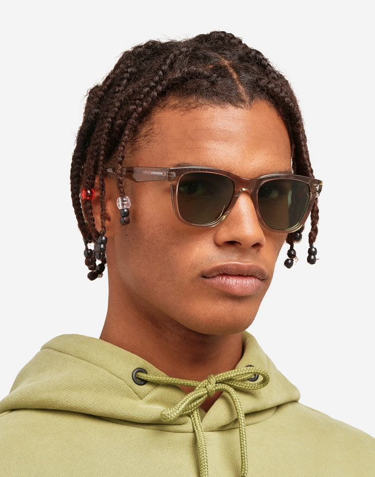 ONE PAIR - POLARIZED BEIGE ALLIGATOR ECO - Nwadri