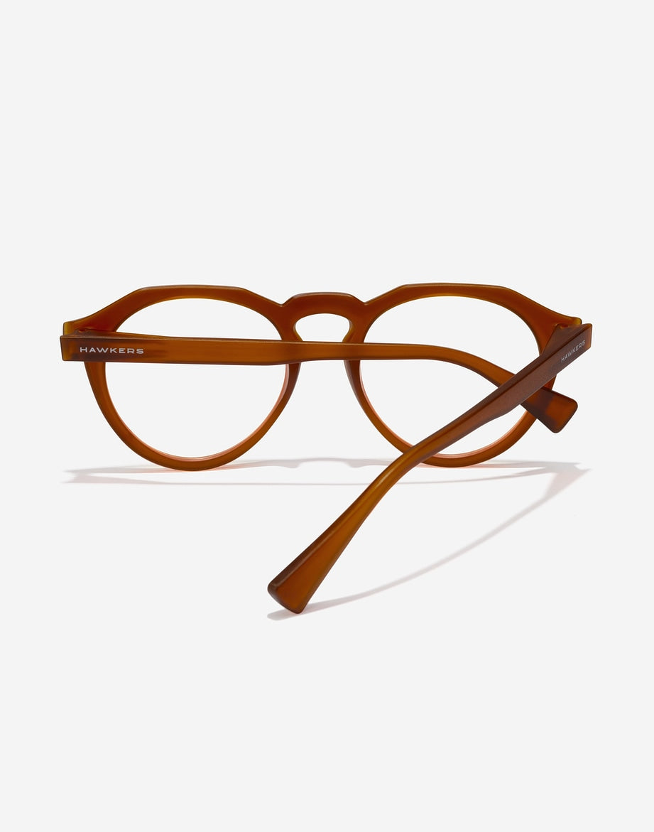 Hawkers Warwick Raw Blue Blocks, Caramel - Nwadri