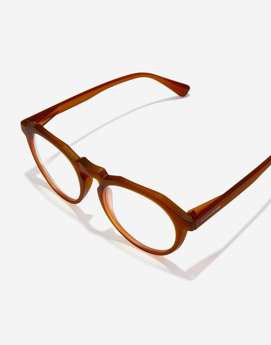 Hawkers Warwick Raw Blue Blocks, Caramel - Nwadri