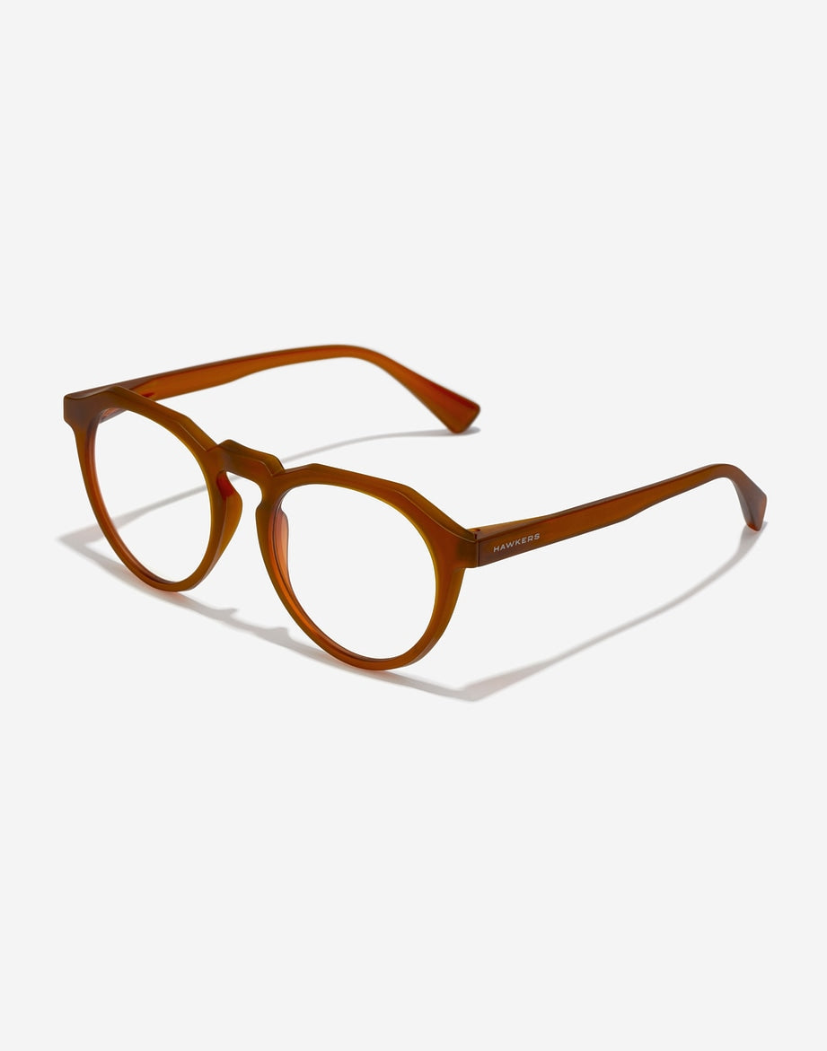 Hawkers Warwick Raw Blue Blocks, Caramel - Nwadri
