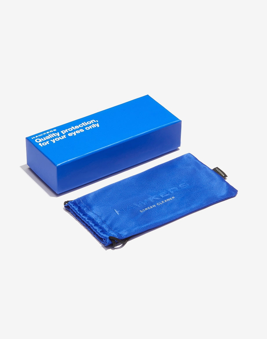 Hawkers Warwick Raw Blue Blocks, Caramel - Nwadri
