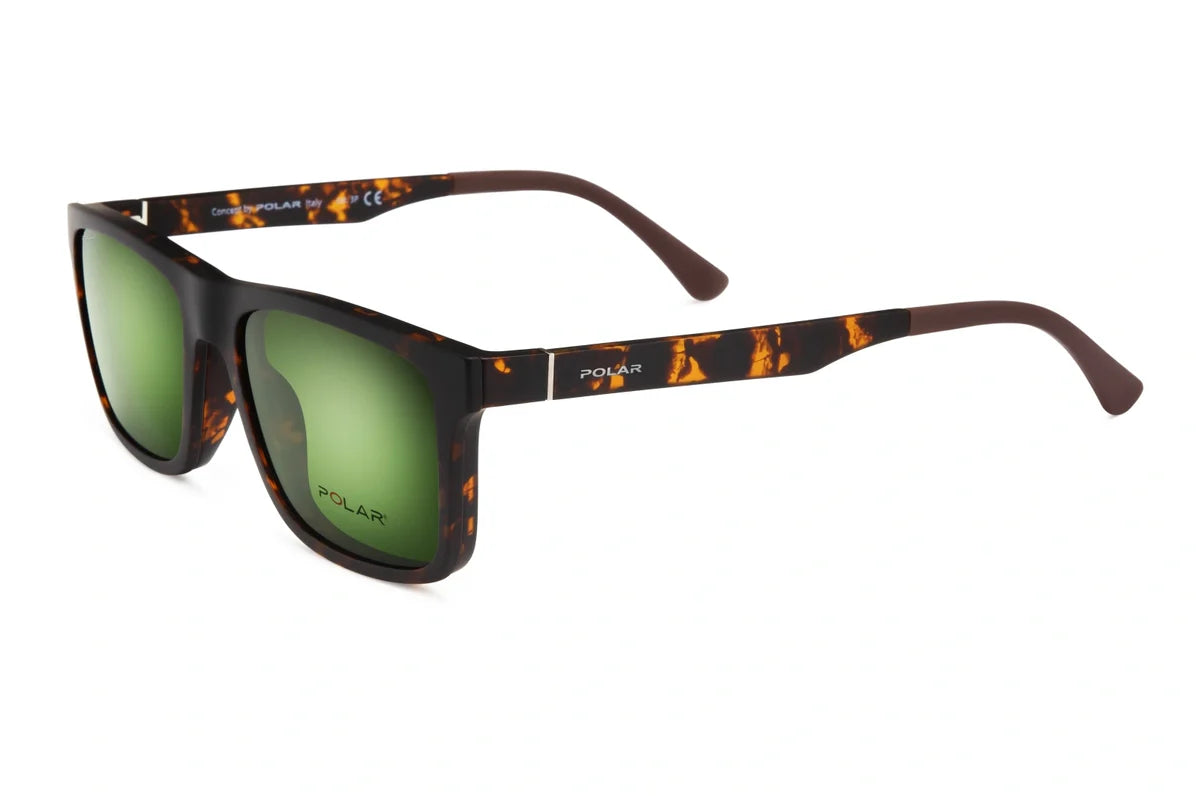 Polar 495 Clip One – Havana Vert - Nwadri