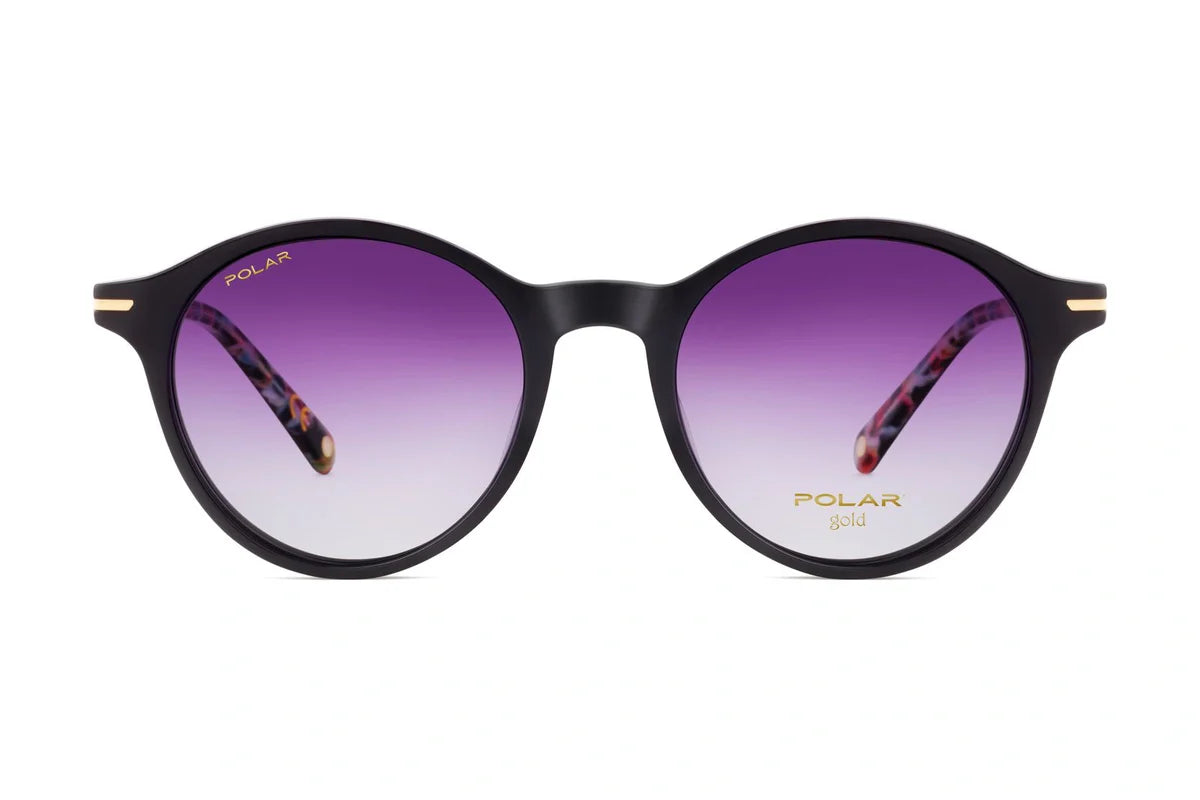 Polar Gold 7020 Clip One – Noir / Violet Foncé - Nwadri