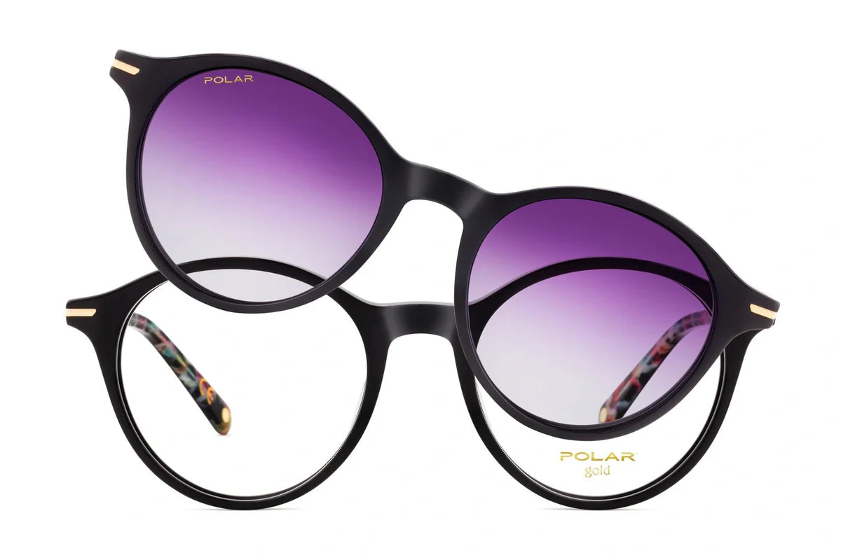 Polar Gold 7020 Clip One – Noir / Violet Foncé - Nwadri