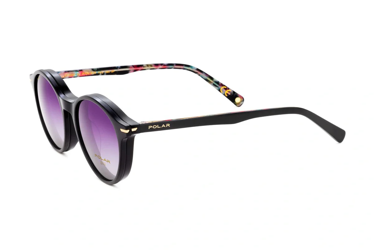 Polar Gold 7020 Clip One – Noir / Violet Foncé - Nwadri