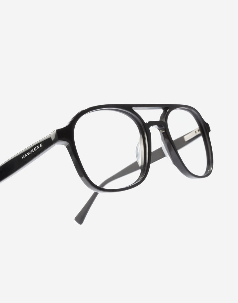 Hawkers Black Hunter Blue Blocks, Noir Brillant - Nwadri