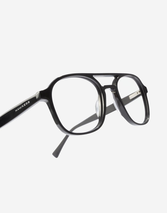 Hawkers Black Hunter Blue Blocks, Noir Brillant - Nwadri