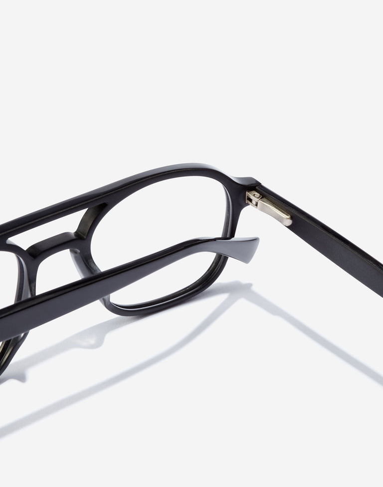 Hawkers Black Hunter Blue Blocks, Noir Brillant - Nwadri